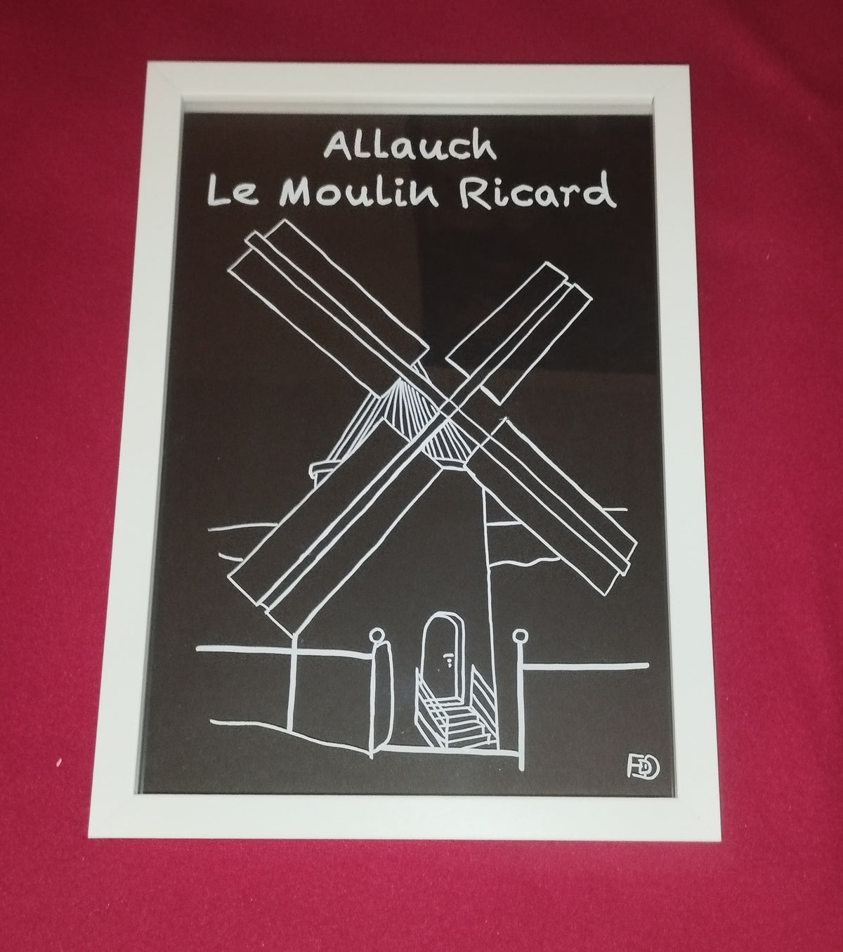 Cadre Posca - Allauch Moulin Ricard