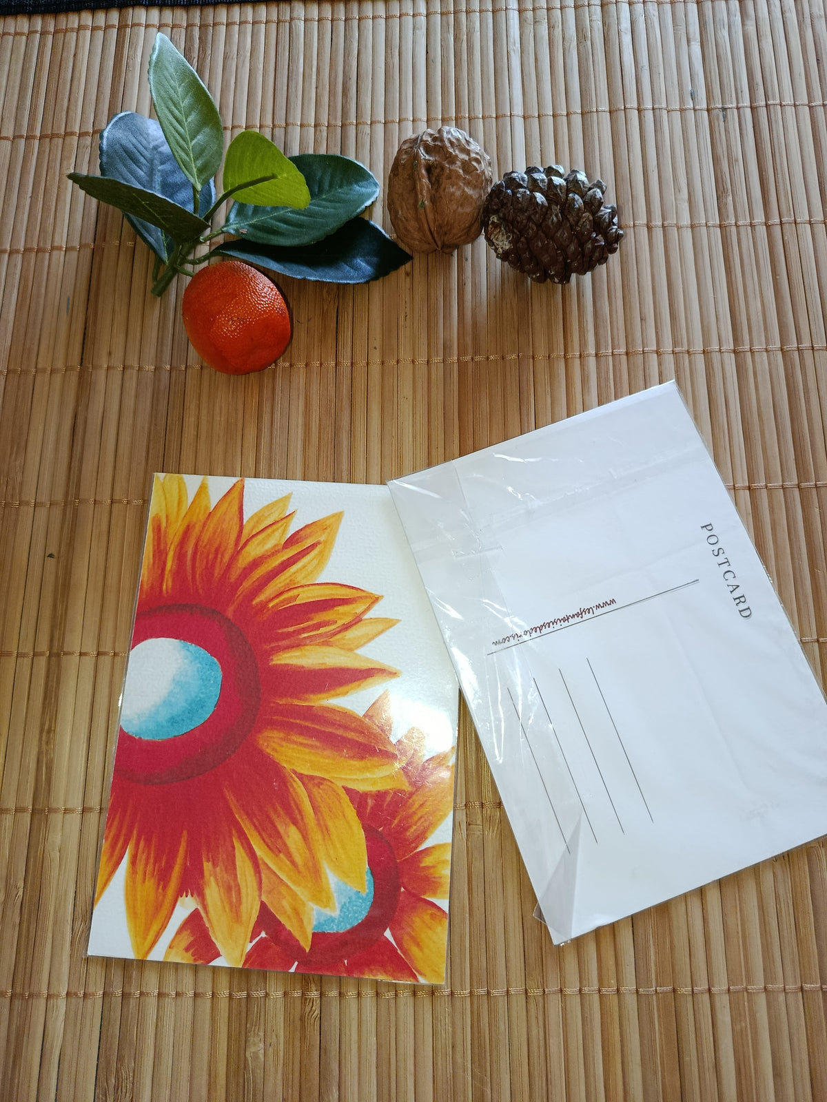 Carte Tournesols - Illustration florale