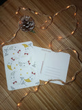 Carte Lunes - illustration originale