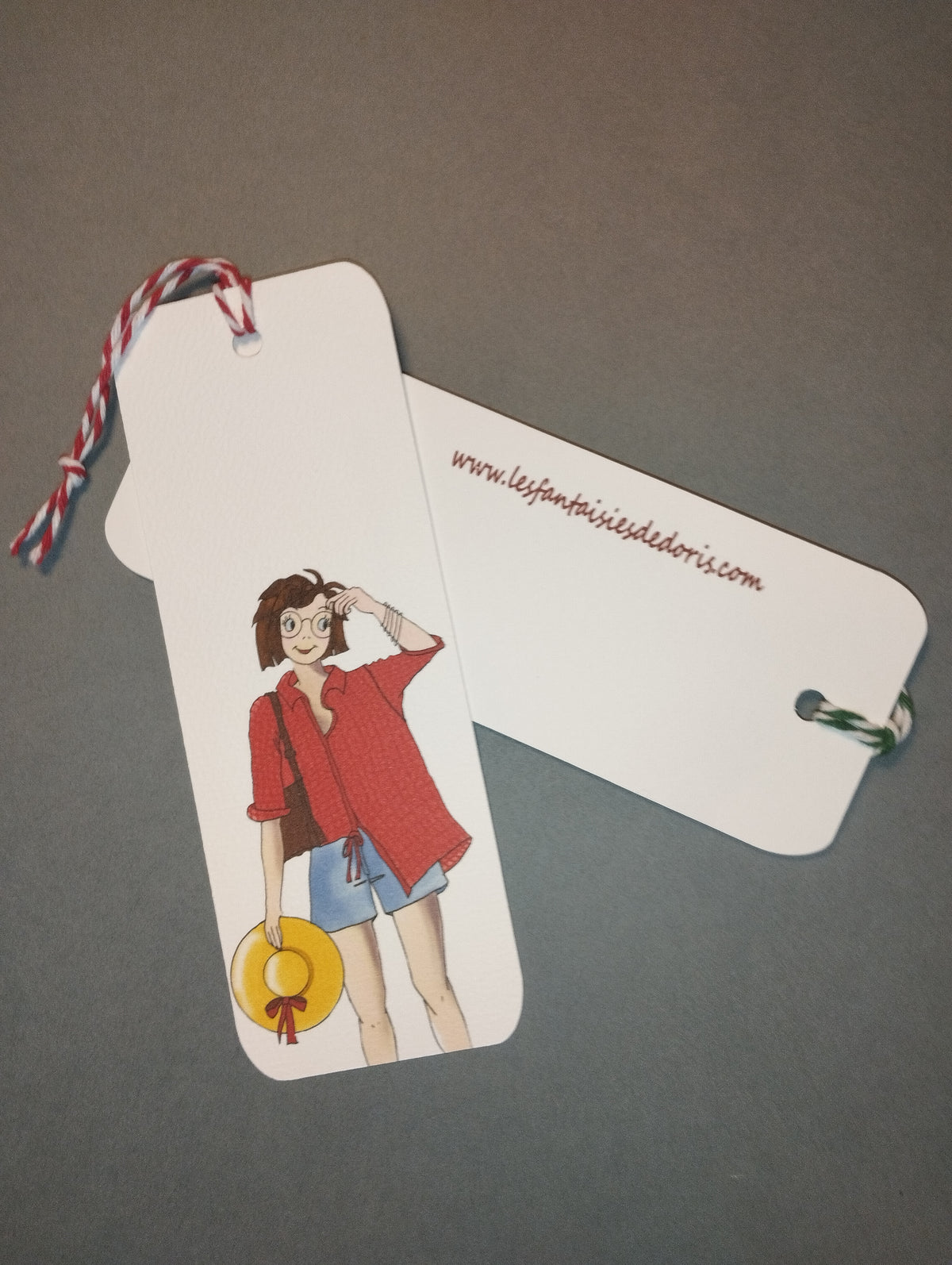 Marque Pages Laurette en vacances - portrait