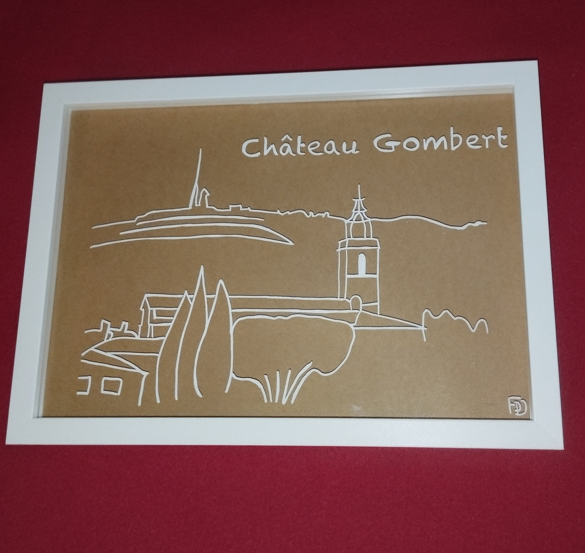 Cadre Posca - Marseille  Château Gombert