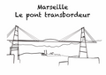Marque page Marseille le Pont transbordeur