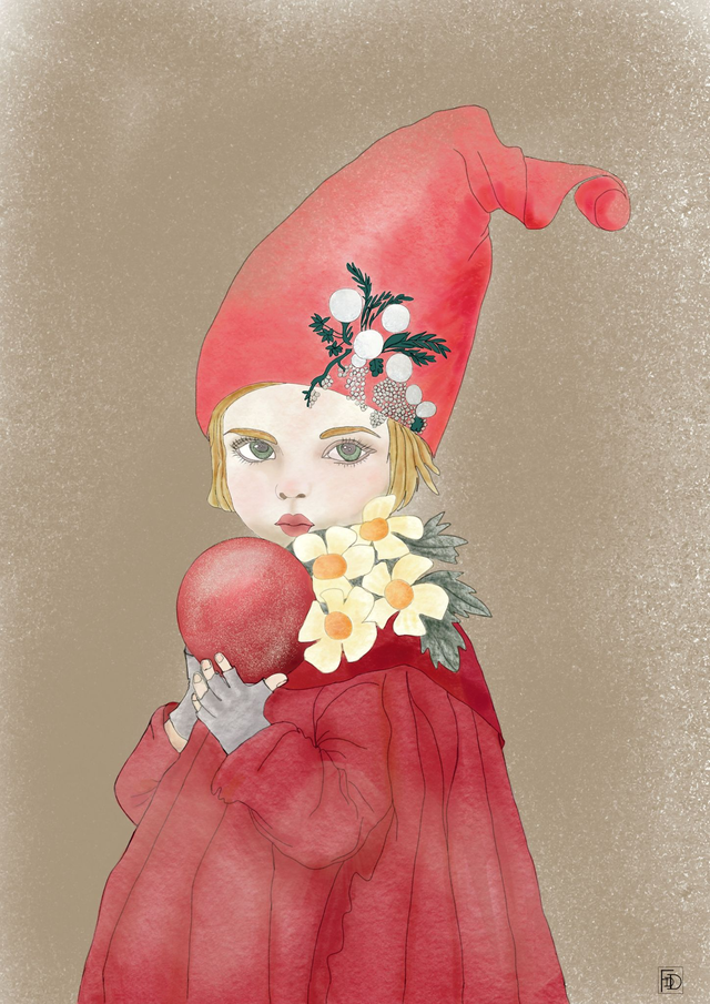 Affiche le Petit Valentin - Portrait illustré