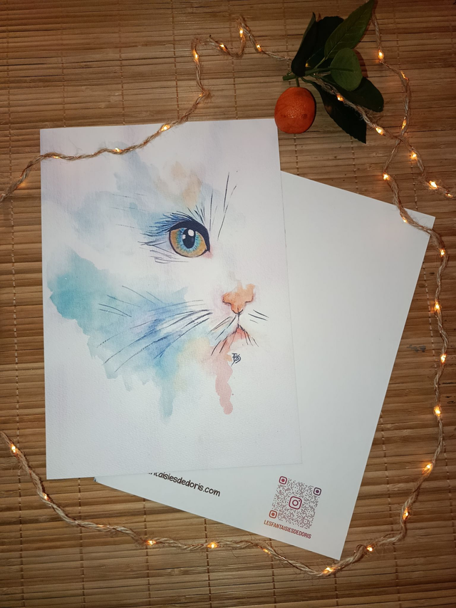 Affiche Chat - illustration animalière